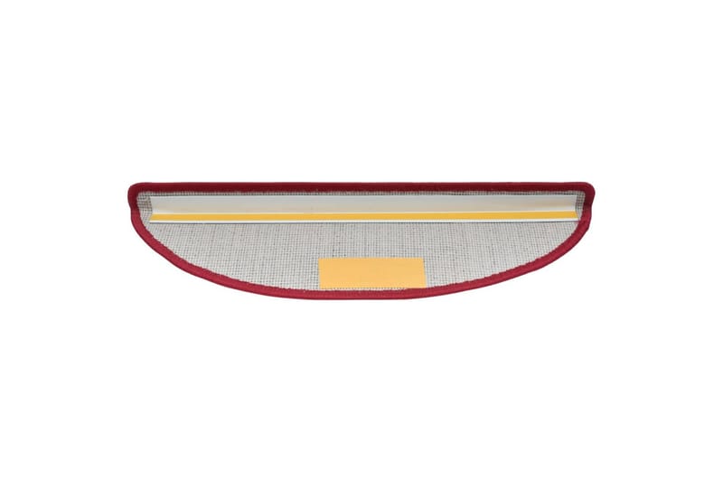 Trappematter vinrød 15 stk 56x17x3 cm - Vinrød - Tekstiler - Tepper & Matter - Spesialmatte - Trappetepper