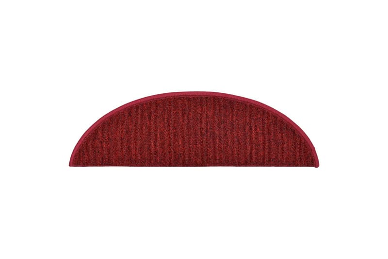 Trappematter vinrød 15 stk 56x17x3 cm - Vinrød - Tekstiler - Tepper & Matter - Spesialmatte - Trappetepper
