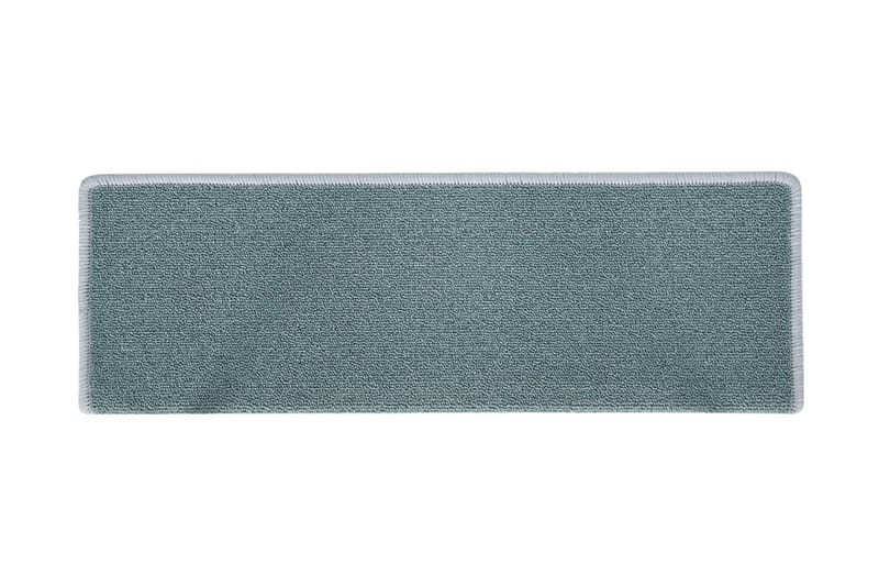 Trappetrinnstepper 15 stk 65x25 blå - Blå - Tekstiler - Tepper & Matter - Spesialmatte - Trappetepper