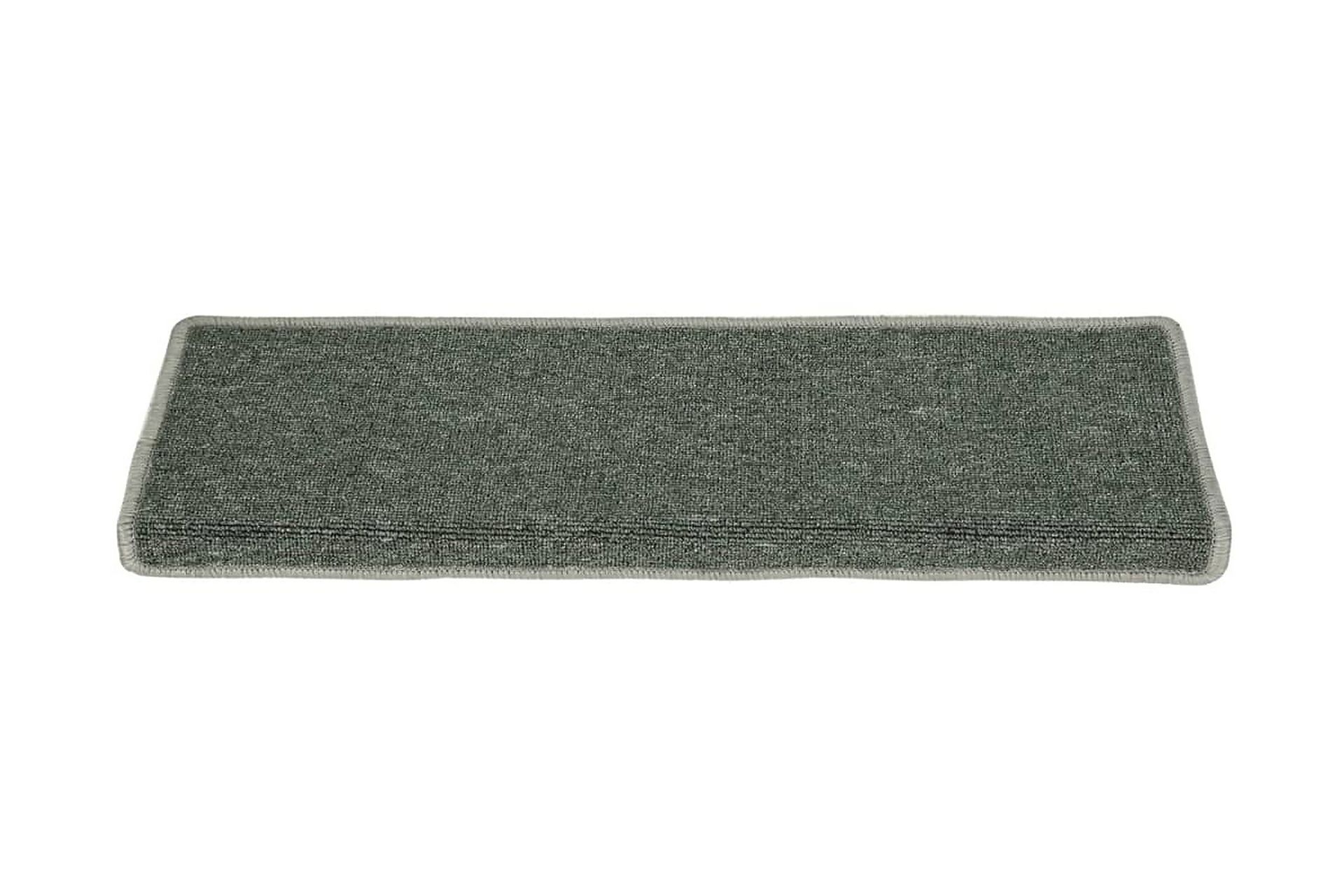 Trappetrinnstepper 15 stk 65x25 grønn - grønn - Tekstiler - Tepper & Matter - Spesialmatte - Trappetepper