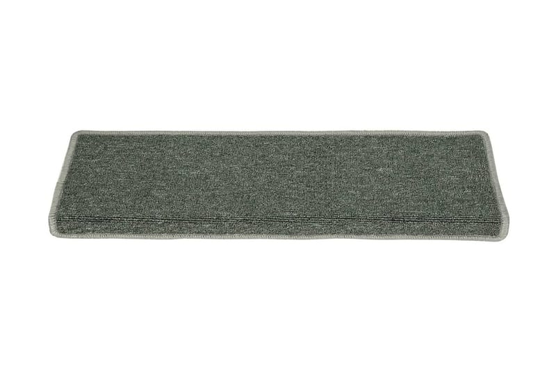 Trappetrinnstepper 15 stk 65x25 grønn - grønn - Tekstiler - Tepper & Matter - Spesialmatte - Trappetepper