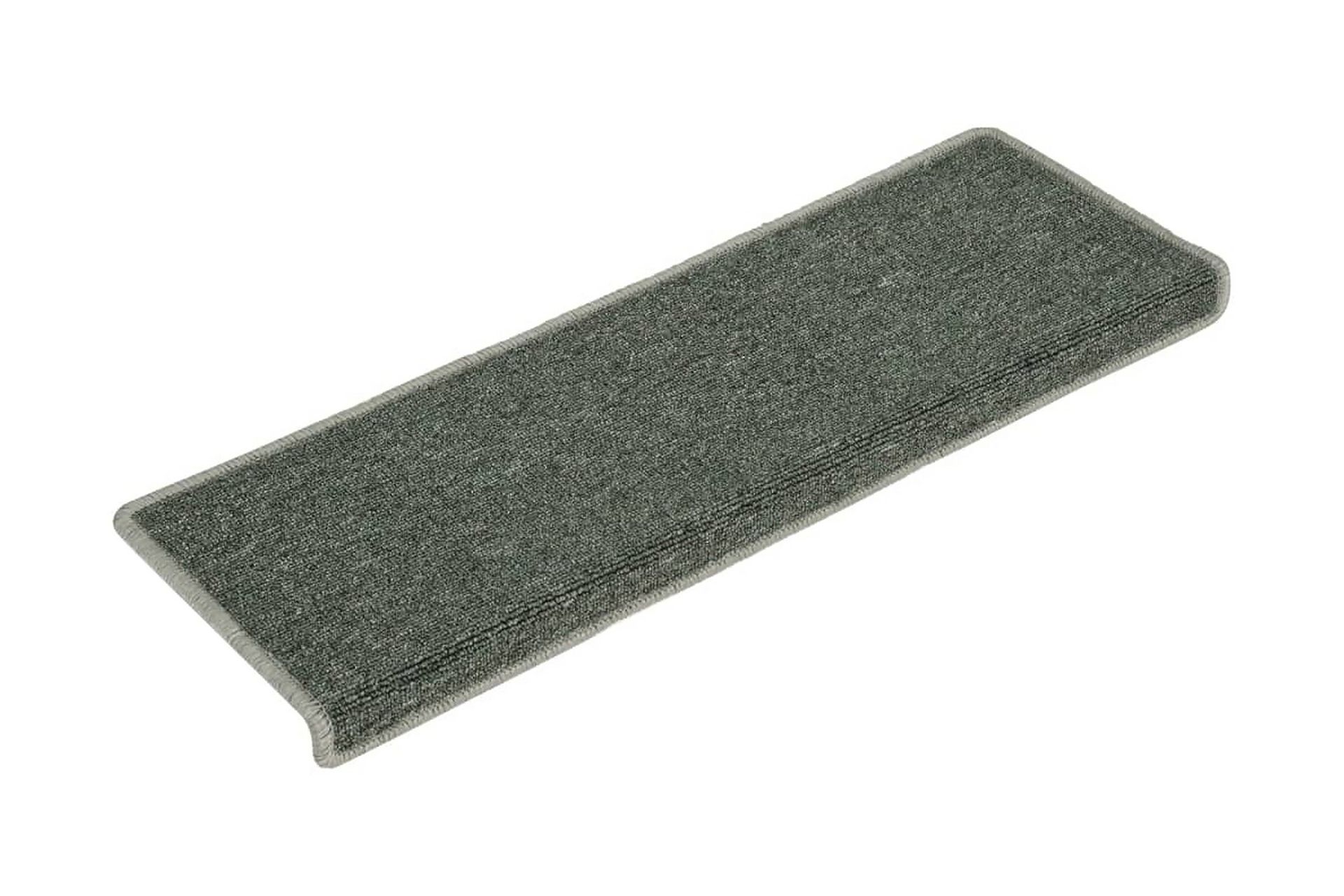 Trappetrinnstepper 15 stk 65x25 grønn - grønn - Tekstiler - Tepper & Matter - Spesialmatte - Trappetepper