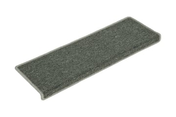 Trappetrinnstepper 15 stk 65x25 grønn - grønn - Tekstiler - Tepper & Matter - Spesialmatte - Trappetepper