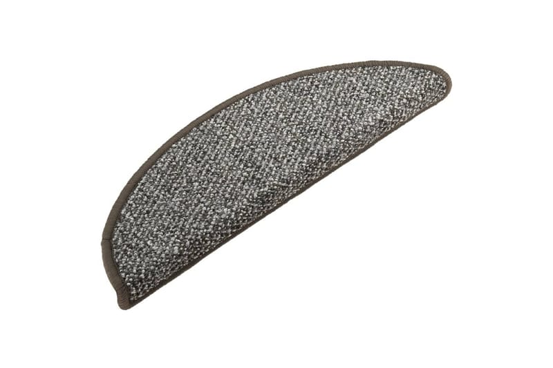 Trappetrinnstepper 15 stk antrasitt 65x25 cm - Antrasittgrå - Tekstiler - Tepper & Matter - Spesialmatte - Trappetepper