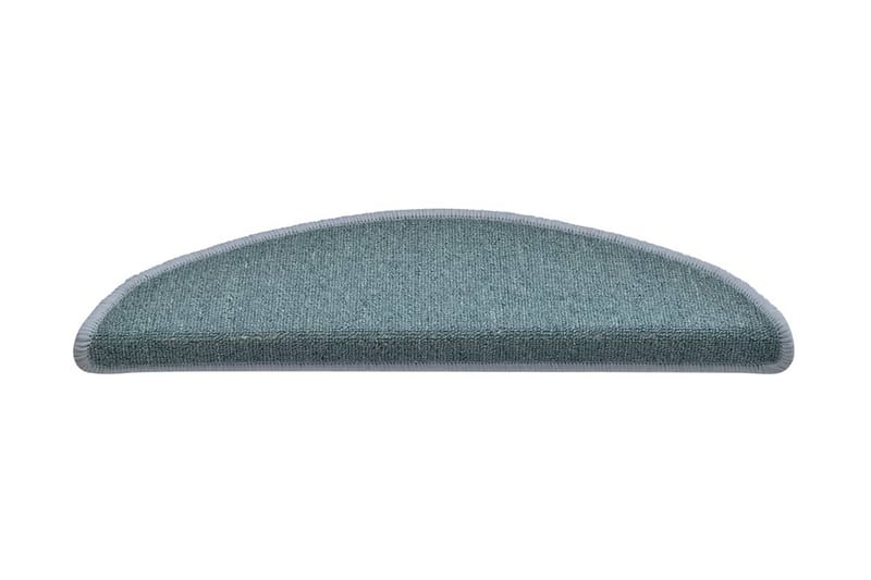 Trappetrinnstepper 15 stk blå 56x17x3 cm - Blå - Tekstiler - Tepper & Matter - Spesialmatte - Trappetepper