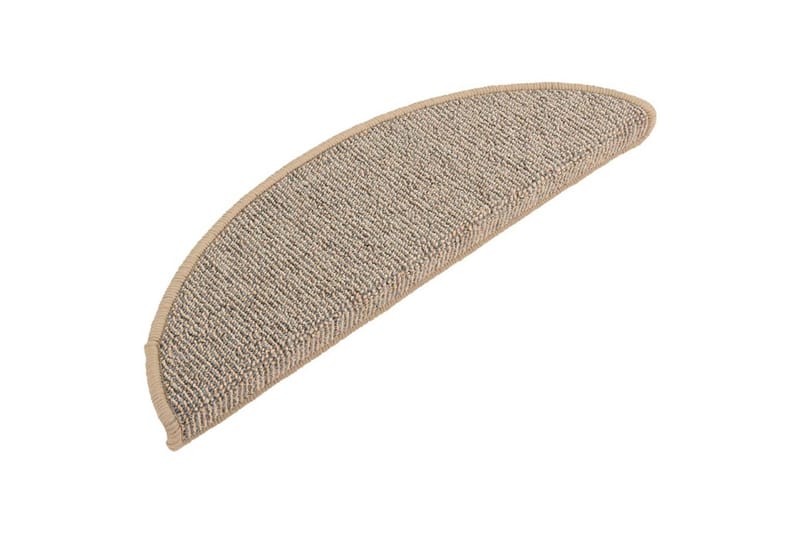 Trappetrinnstepper 15 stk brun 56x17x3 cm - Brun - Tekstiler - Tepper & Matter - Spesialmatte - Trappetepper