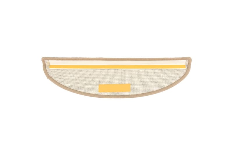 Trappetrinnstepper 15 stk brun 56x17x3 cm - Brun - Tekstiler - Tepper & Matter - Spesialmatte - Trappetepper