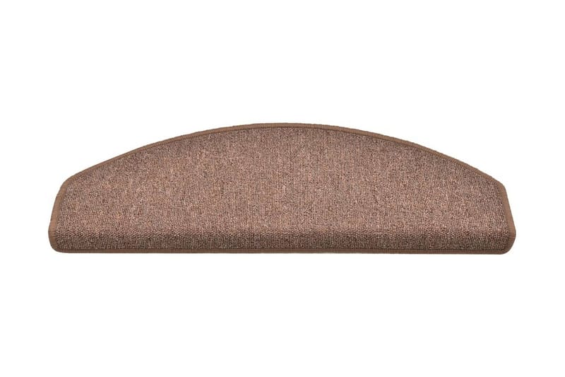 Trappetrinnstepper 15 stk brun 65x24x4 cm - Brun - Tekstiler - Tepper & Matter - Spesialmatte - Trappetepper