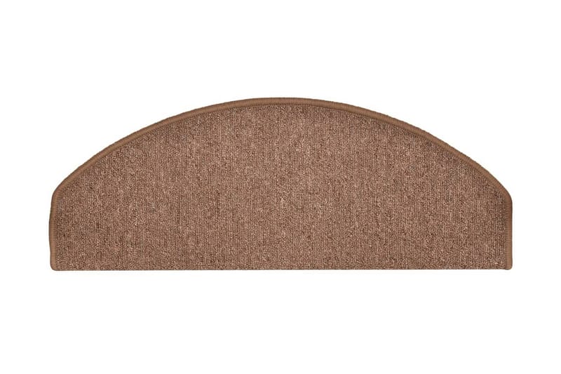 Trappetrinnstepper 15 stk brun 65x24x4 cm - Brun - Tekstiler - Tepper & Matter - Spesialmatte - Trappetepper
