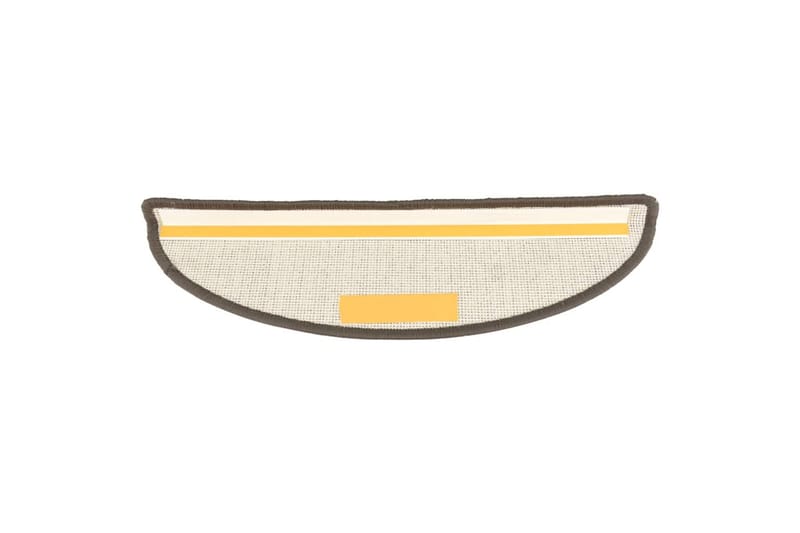 Trappetrinnstepper 15 stk grå 56x17x3 cm - Grå - Tekstiler - Tepper & Matter - Spesialmatte - Trappetepper