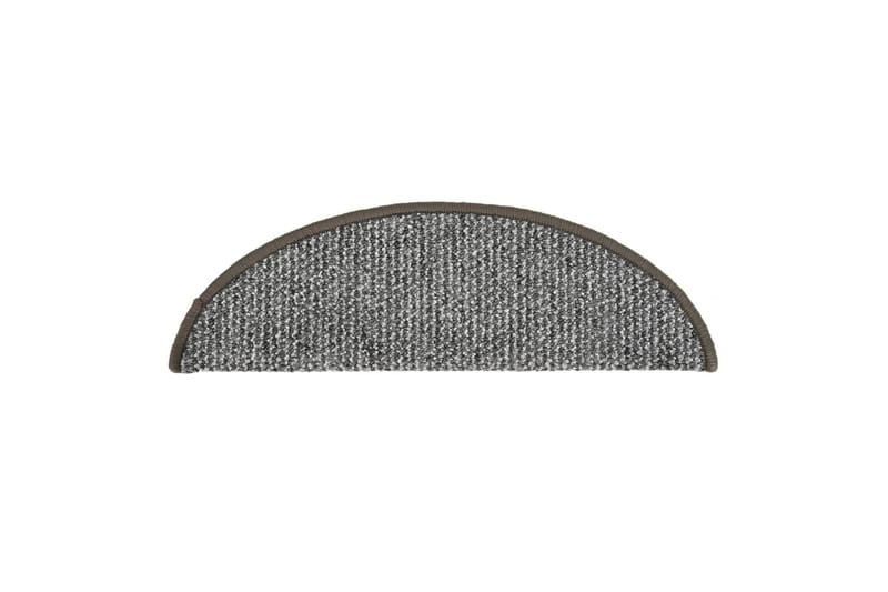 Trappetrinnstepper 15 stk grå 56x20 cm - Grå - Trappetepper