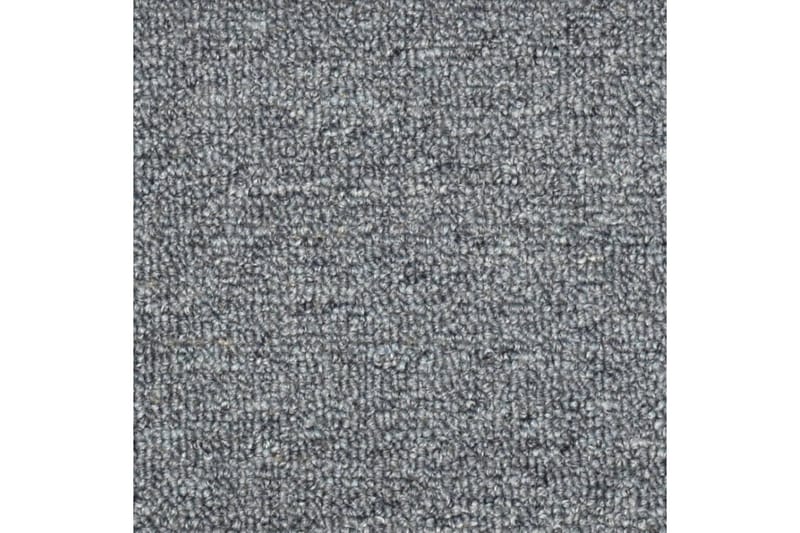 Trappetrinnstepper 15 stk lysegrå og blå 56x17x3 cm - Grå - Trappetepper