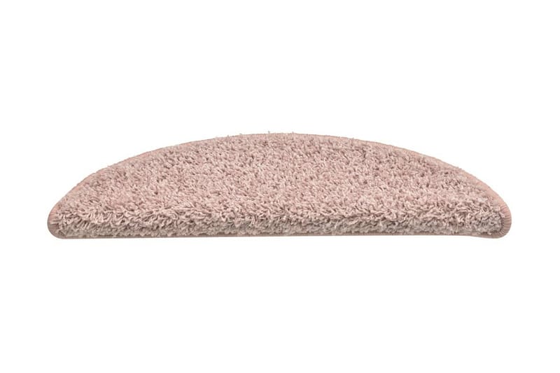 Trappetrinnstepper 15 stk lyserosa 56x17x3 cm - Rosa - Tekstiler - Tepper & Matter - Spesialmatte - Trappetepper
