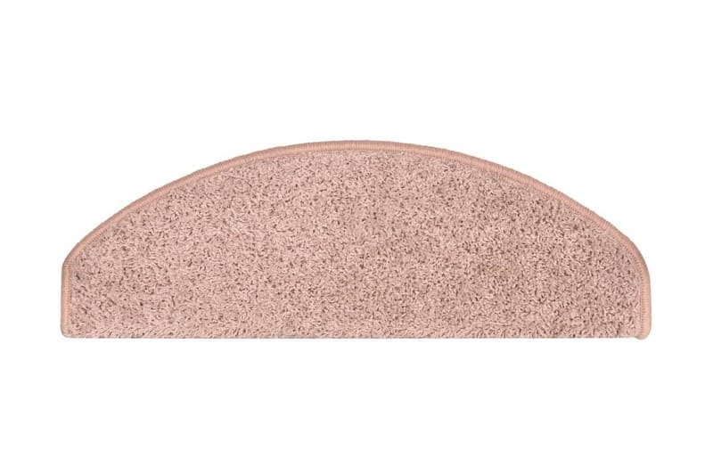 Trappetrinnstepper 15 stk lyserosa 65x21x4 cm - Rosa - Tekstiler - Tepper & Matter - Spesialmatte - Trappetepper