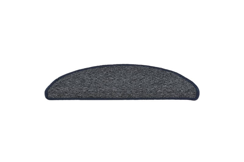 Trappetrinnstepper 15 stk mørkeblå 56x20 cm - Blå - Tekstiler - Tepper & Matter - Spesialmatte - Trappetepper
