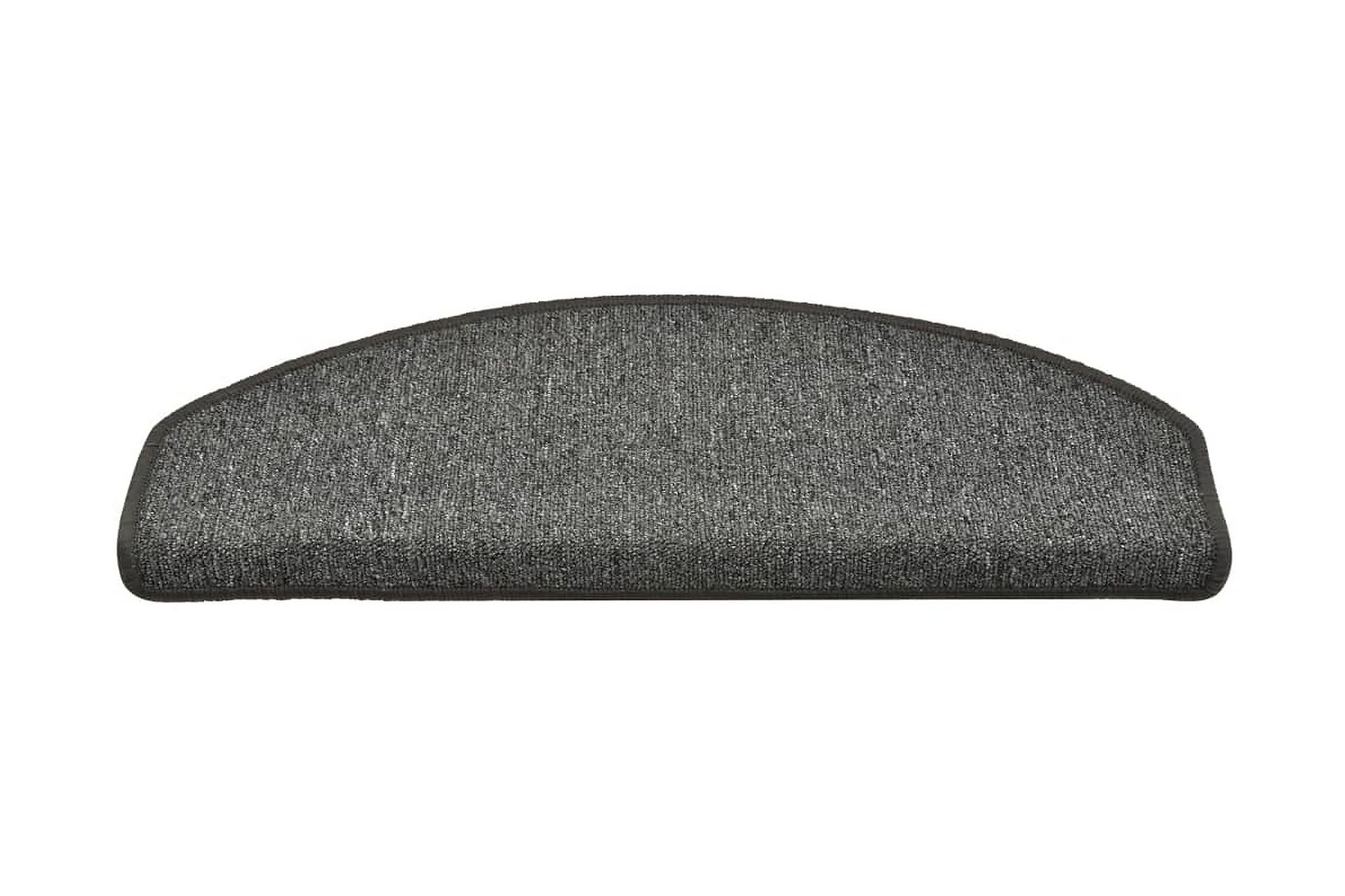 Trappetrinnstepper 15 stk mørkegrå 65x24x4 cm - Grå - Tekstiler - Tepper & Matter - Spesialmatte - Trappetepper