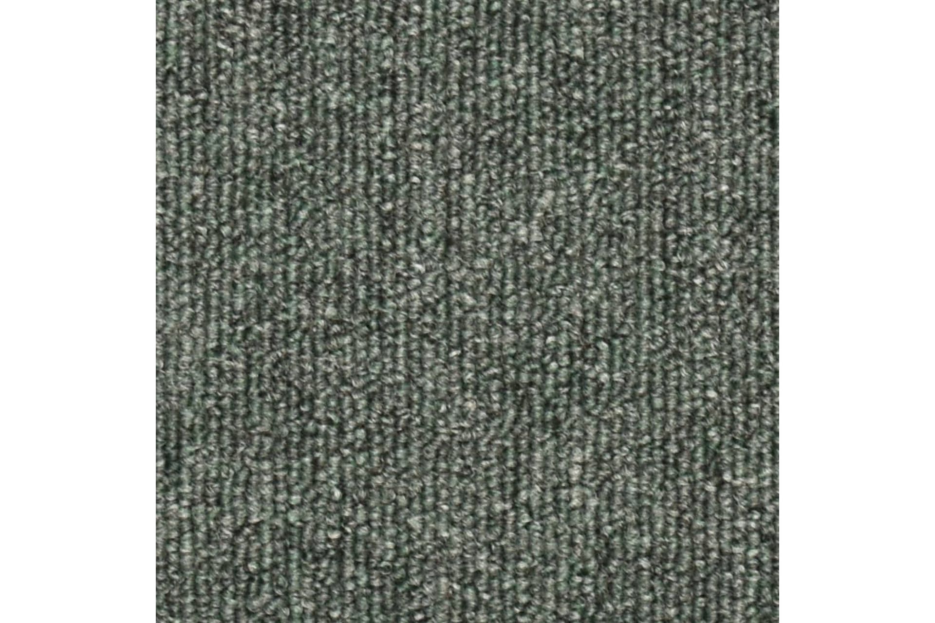 Trappetrinnstepper 15 stk mørkegrønn 56x17x3 cm - grønn - Tekstiler - Tepper & Matter - Spesialmatte - Trappetepper