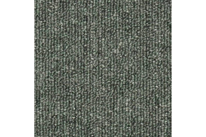 Trappetrinnstepper 15 stk mørkegrønn 56x17x3 cm - grønn - Tekstiler - Tepper & Matter - Spesialmatte - Trappetepper