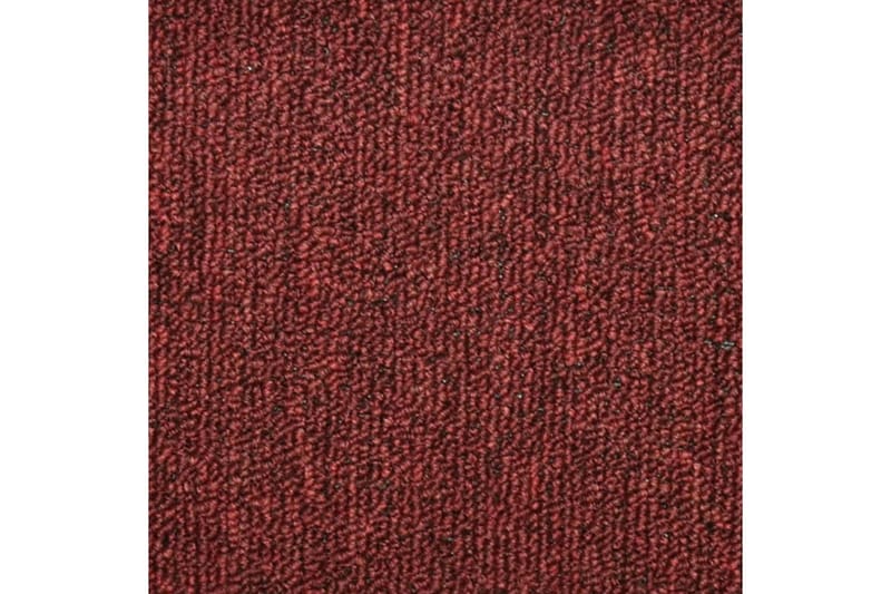 Trappetrinnstepper 15 stk rød 56x17x3 cm - Rød - Tekstiler - Tepper & Matter - Spesialmatte - Trappetepper