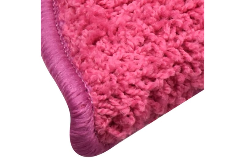 Trappetrinnstepper 15 stk rosa 65x21x4 cm - Rosa - Tekstiler - Tepper & Matter - Spesialmatte - Trappetepper