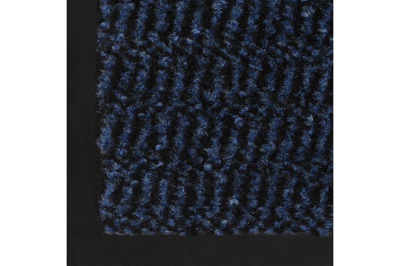 Støvkontroll matte rektangulr tuftet 60x90 cm blå - Blå - Hall matte