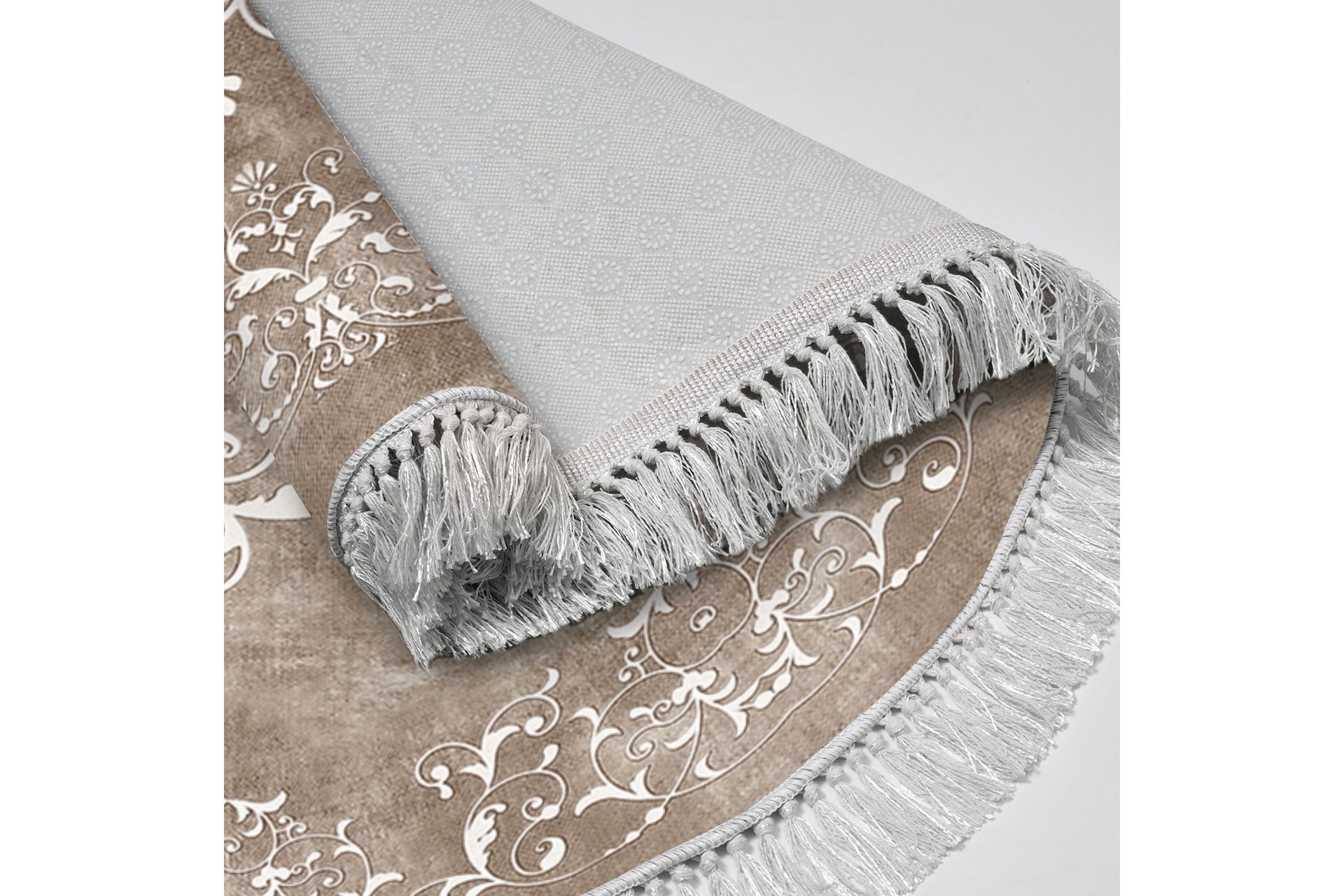 Alanur Home Matte 160x160 cm - Beige - Tekstiler - Tepper & Matter - Moderne tepper - Wiltontepper