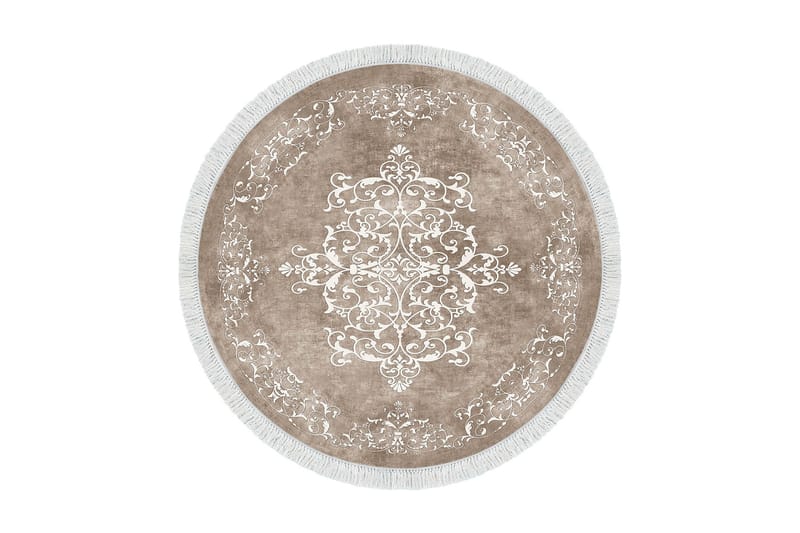 Alanur Home Matte 180 cm Rund, Beige