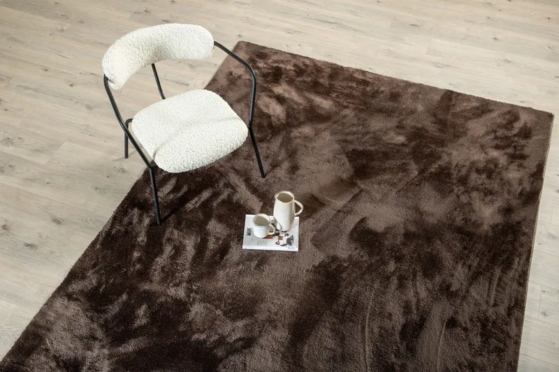 Blanca Flatvevd Matte 160x230 cm, Nougat