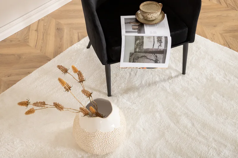 Blanca Flatvevd Matte 200x300 cm - Hvid - Tekstiler - Tepper & Matter - Moderne tepper - Ryeteppe