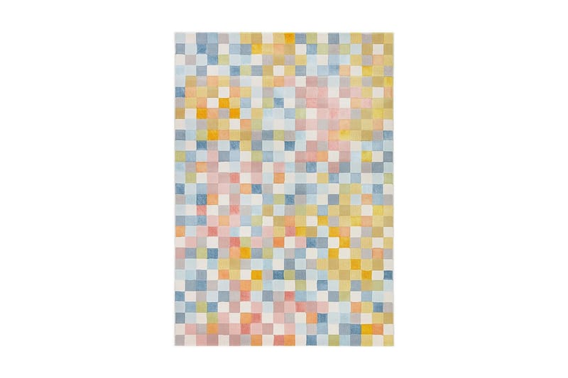 Floracion Mosaik Matte 160x230 cm - Flerfarget - Wiltontepper - Friezematter - Store tepper