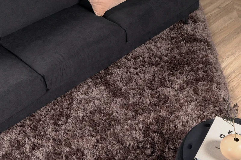 Grace Ryematte 200x300 cm - Brun - Tekstiler - Tepper & Matter - Moderne tepper - Ryeteppe