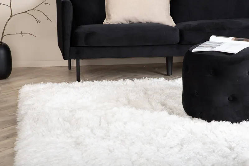 Grace Ryematte 200x300 cm - Hvid - Tekstiler - Tepper & Matter - Moderne tepper - Ryeteppe