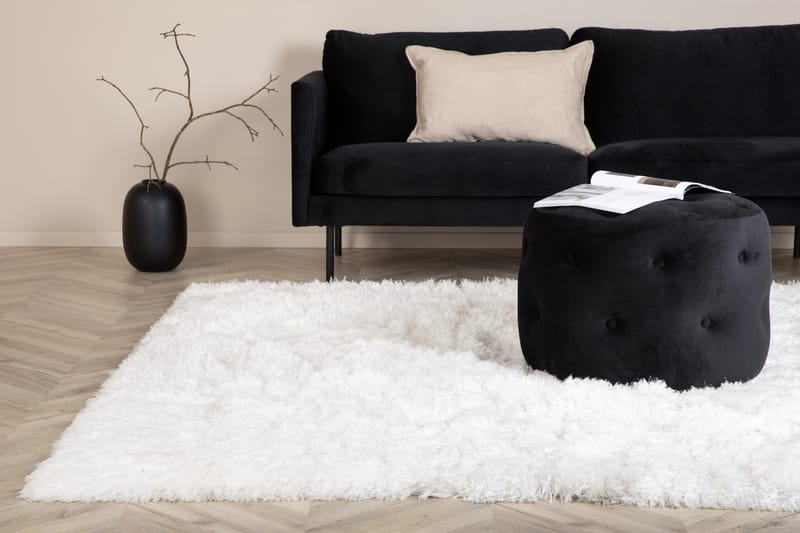 Grace Ryematte 200x300 cm - Hvid - Tekstiler - Tepper & Matter - Moderne tepper - Ryeteppe