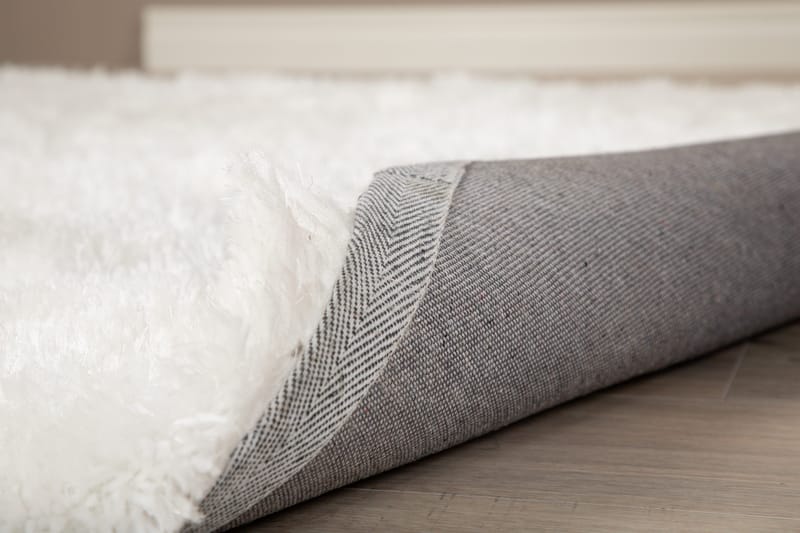 Grace Ryematte Rund 200 cm - Hvit - Tekstiler - Tepper & Matter - Flatvevde tepper