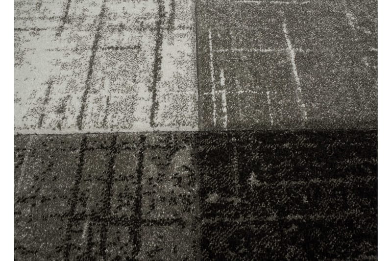 London Square Friezematte 160x230 - Svart/Grå - Tekstiler - Tepper & Matter - Moderne tepper - Wiltontepper