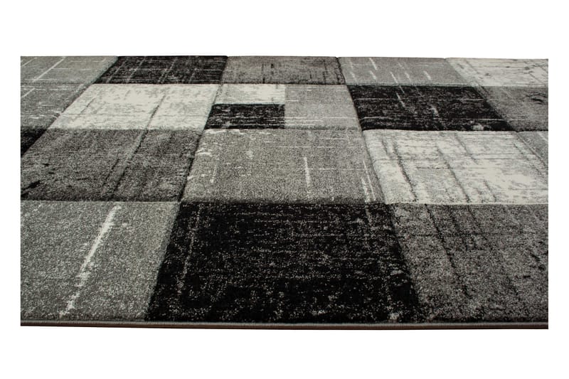 London Square Friezematte 200x290 - Svart - Tekstiler - Tepper & Matter - Store tepper