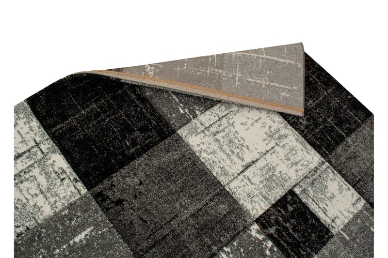 London Square Friezematte 200x290 - Svart - Tekstiler - Tepper & Matter - Store tepper
