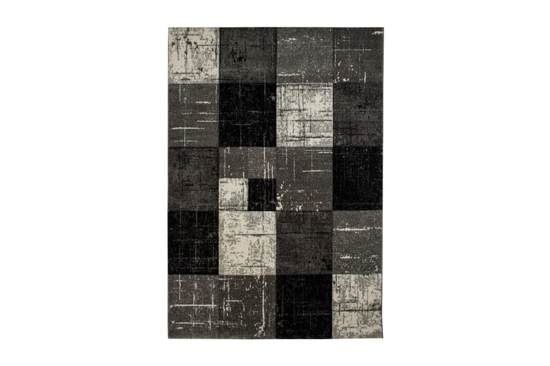London Square Friezematte 200x290 - Svart - Tekstiler - Tepper & Matter - Store tepper