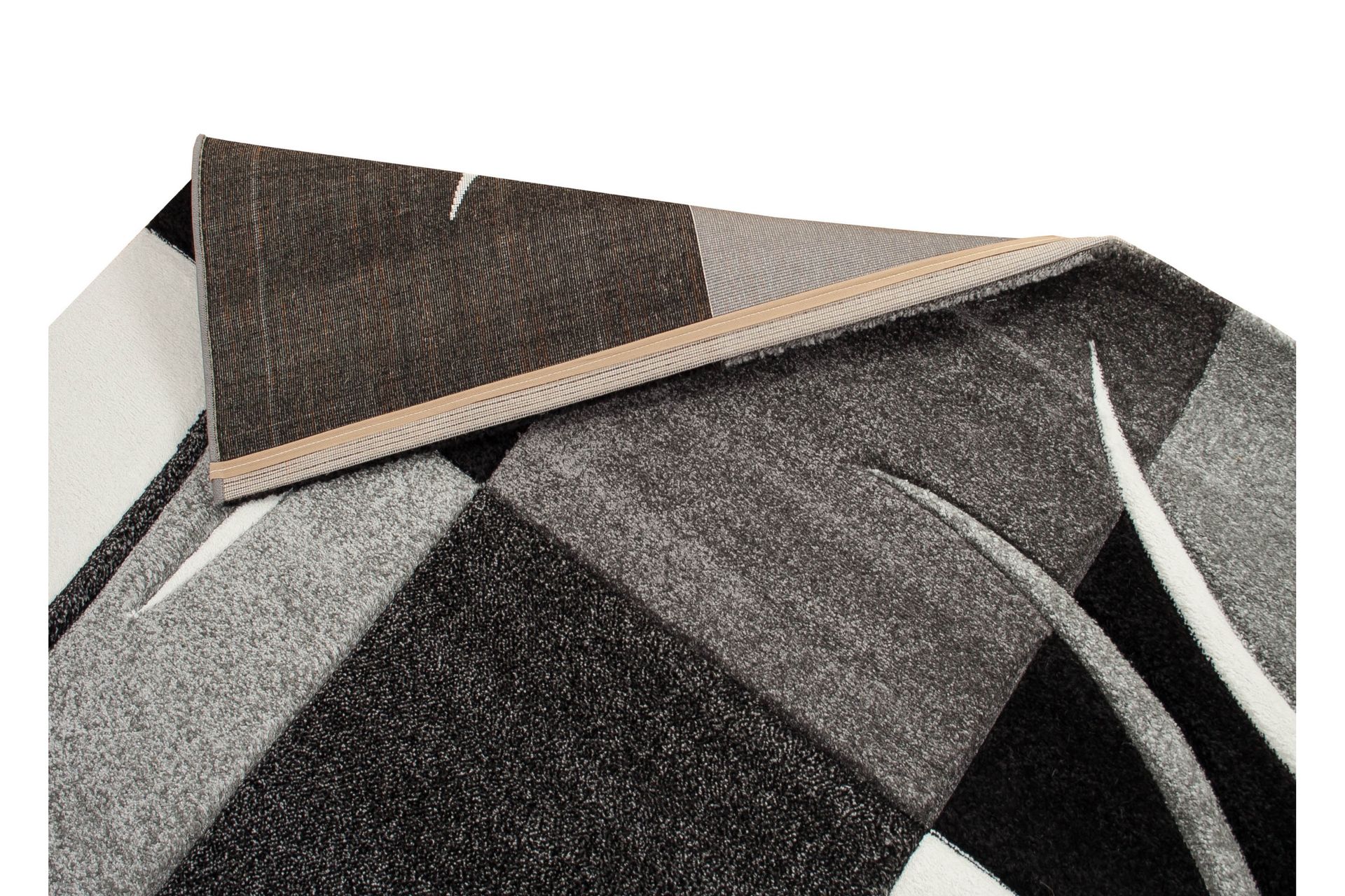 London Patch Friezematte 80x250 - Svart - Tekstiler - Tepper & Matter - Moderne tepper - Wiltontepper