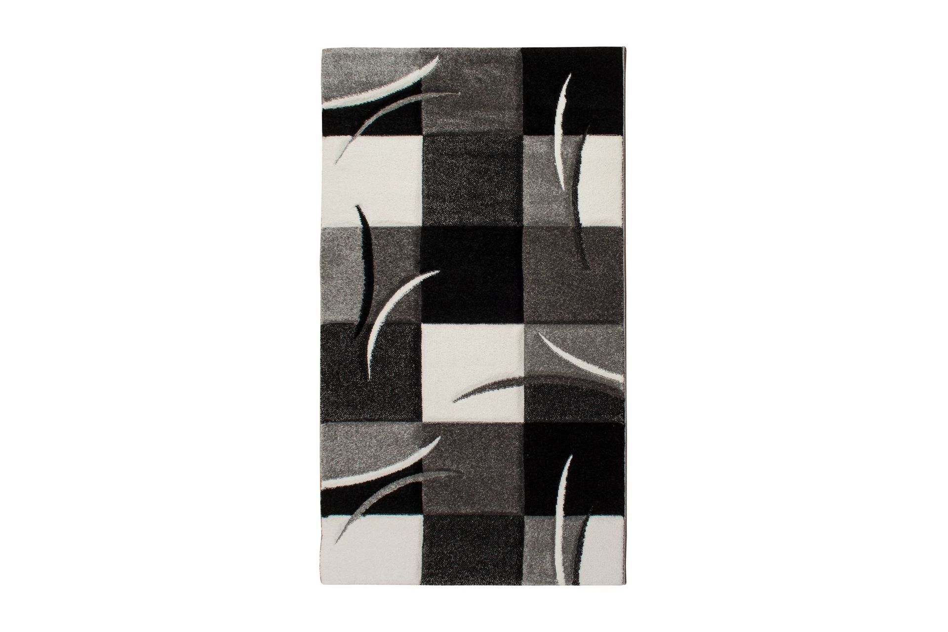 London Patch Friezematte 80x250 - Svart - Tekstiler - Tepper & Matter - Moderne tepper - Wiltontepper