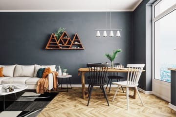 London Patch Friezematte 200x290 - Svart - Tekstiler - Tepper & Matter - Moderne tepper - Wiltontepper