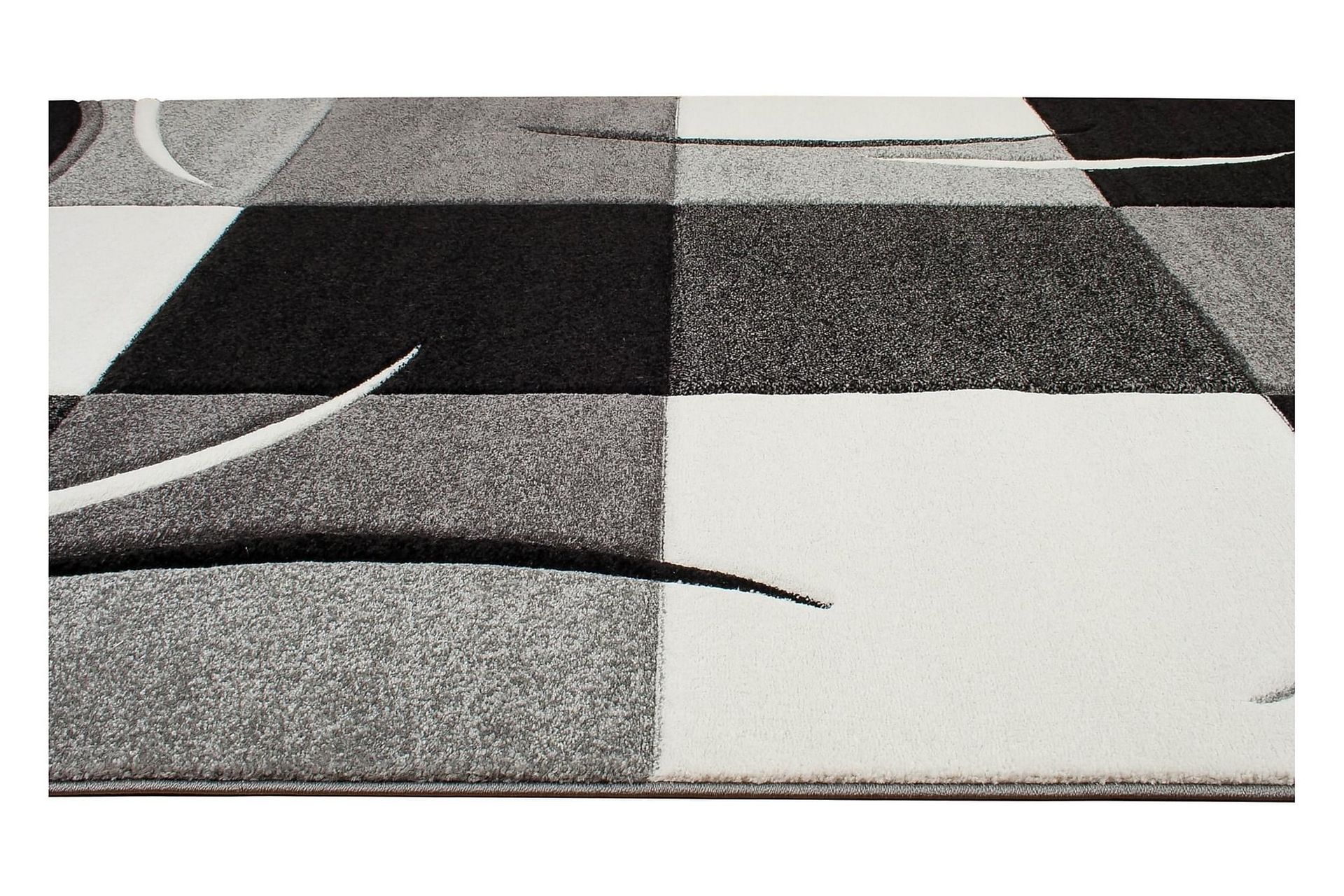 London Patch Friezematte 200x290 - Svart - Tekstiler - Tepper & Matter - Moderne tepper - Wiltontepper