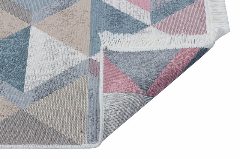 Matte AR 10 - Blå, Rosa - Blå/Rosa/Beige/Grå/Bomull - Tekstiler - Tepper & Matter - Flatvevde tepper