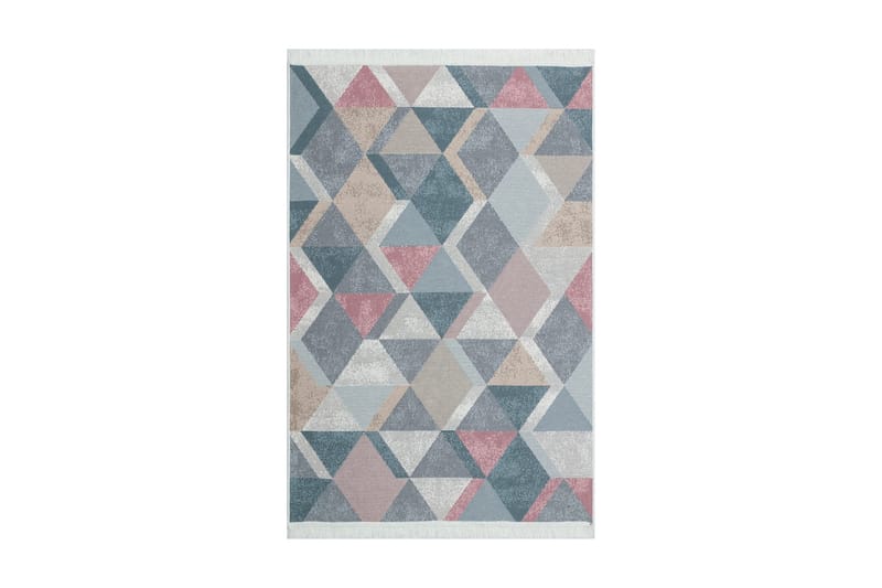 Matte AR 10 - Blå, Rosa, Blå/Rosa/Beige/Grå/Bomull