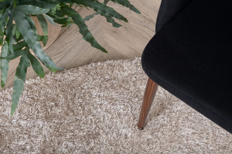 Mattis Matta Rund 200 cm - Beige - Tekstiler - Tepper & Matter - Moderne tepper - Bomullstepper