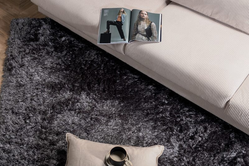 Natta Matta 200x290 cm - Mørkegrå - Tekstiler - Tepper & Matter
