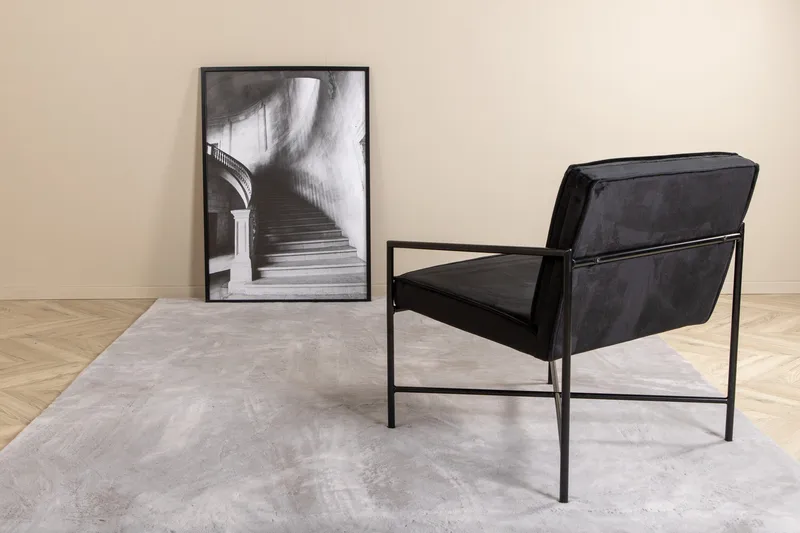 Nina Flatvevd Matte 200x300 cm - Grå - Tekstiler - Tepper & Matter - Flatvevde tepper