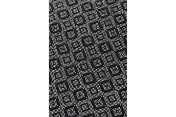 Rund Matte Marmor - Svart - Svart / Fløyel - Tekstiler - Tepper & Matter - Moderne tepper - Viskosematter