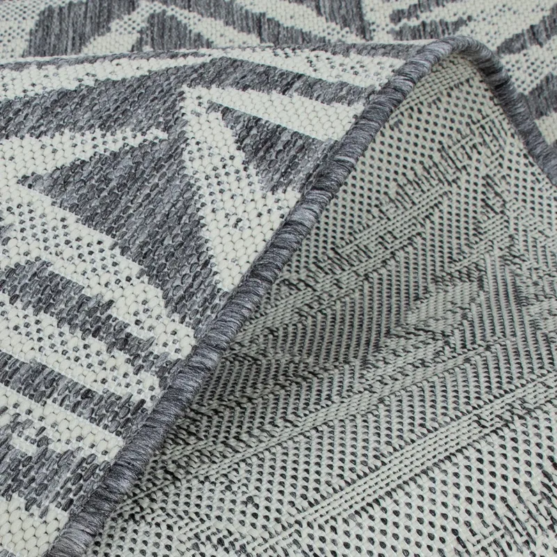 Teppe Kolvi Outdoor 200x285 cm - Grå - Tekstiler - Tepper & Matter - Utendørstepper