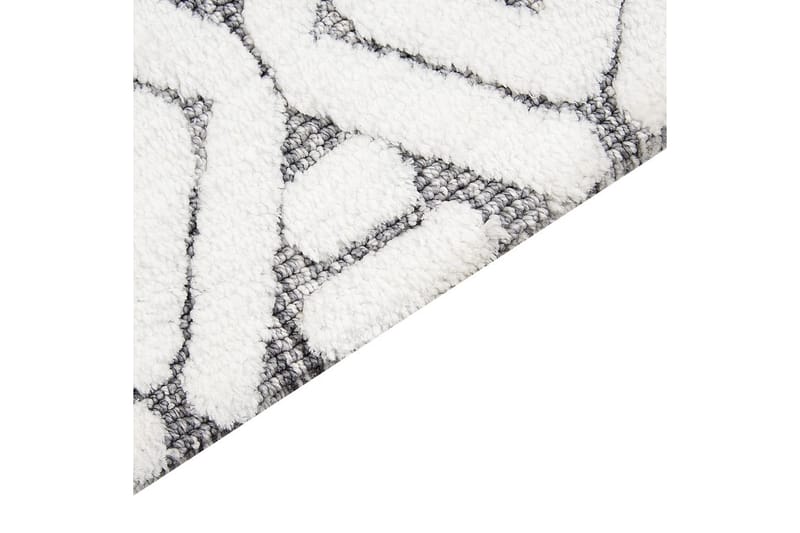 Teppe Sibi - Hvit, Grå, 200x300 cm - Tekstiler - Tepper & Matter - Flatvevde tepper